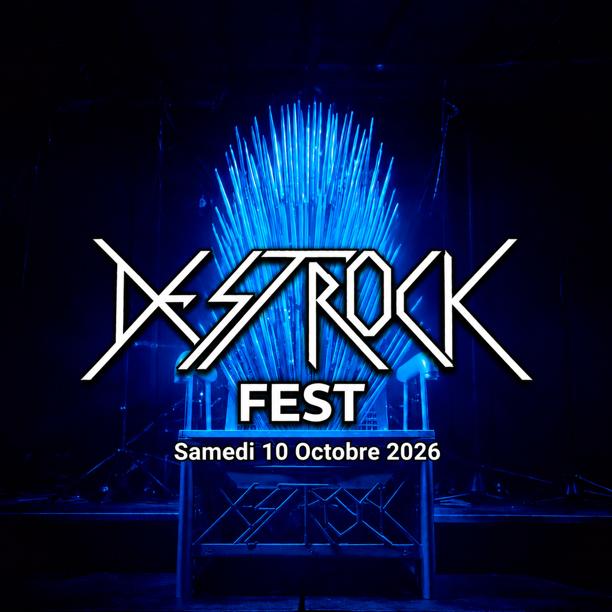 Affiche de Destrock Fest le 10 octobre 2026 à Brest (29)
