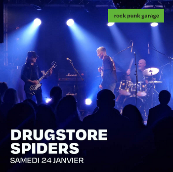 Affiche de Drugstore Spiders (Rock Garage / Punk) en concert à Landerneau (29)