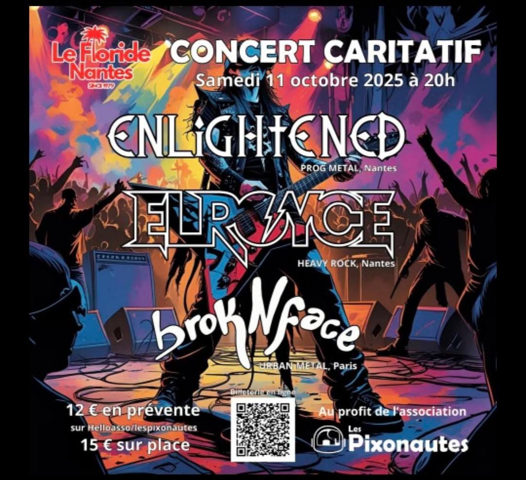 Affiche de Concert caritatif Enlightened, El Royce au Floride à Nantes (44)