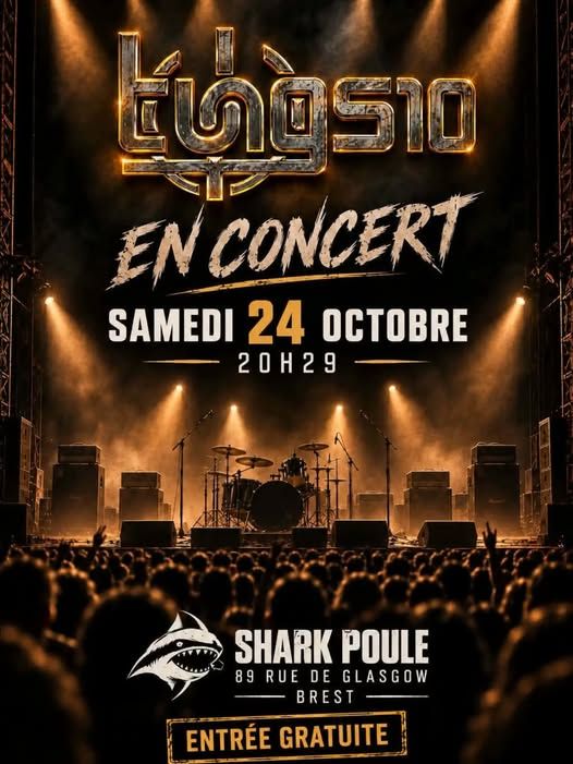 Affiche de Tungs10 (Metal / Heavy) en concert à Brest (29)
