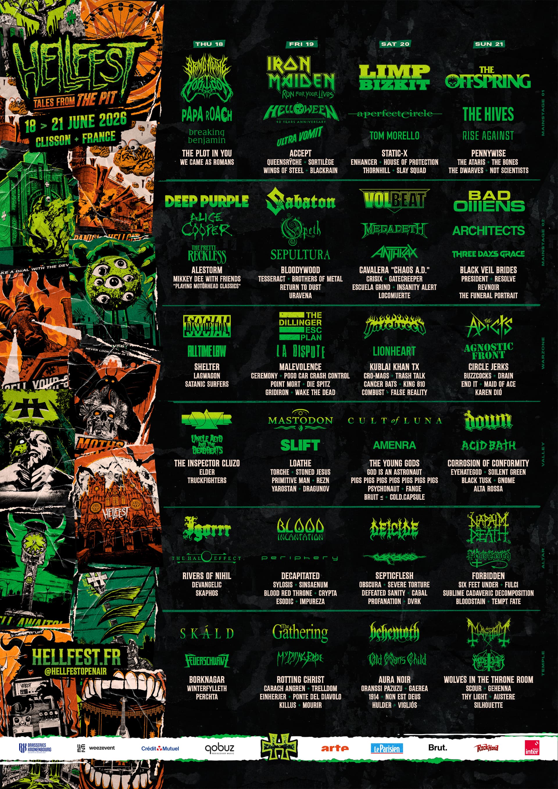 Affiche de Hellfest 2026 à Clisson (44)
