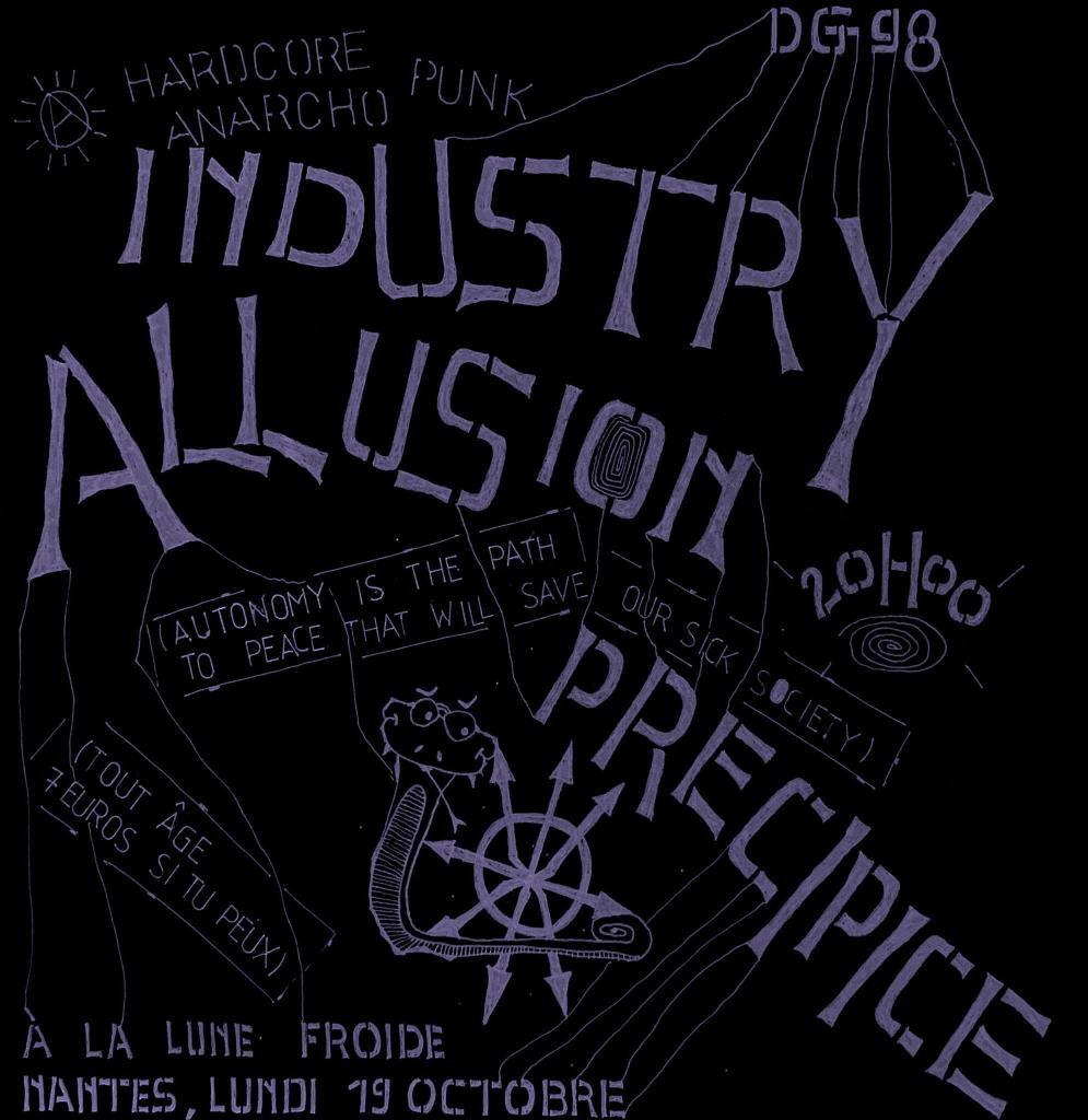 Affiche de Industry / Allusion / Precipice en concert à Nantes (44)
