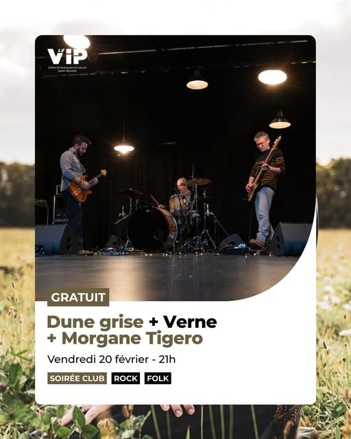 Affiche de Dune Grise / Verne / Morgane Tigero en concert à St Nazaire (44)