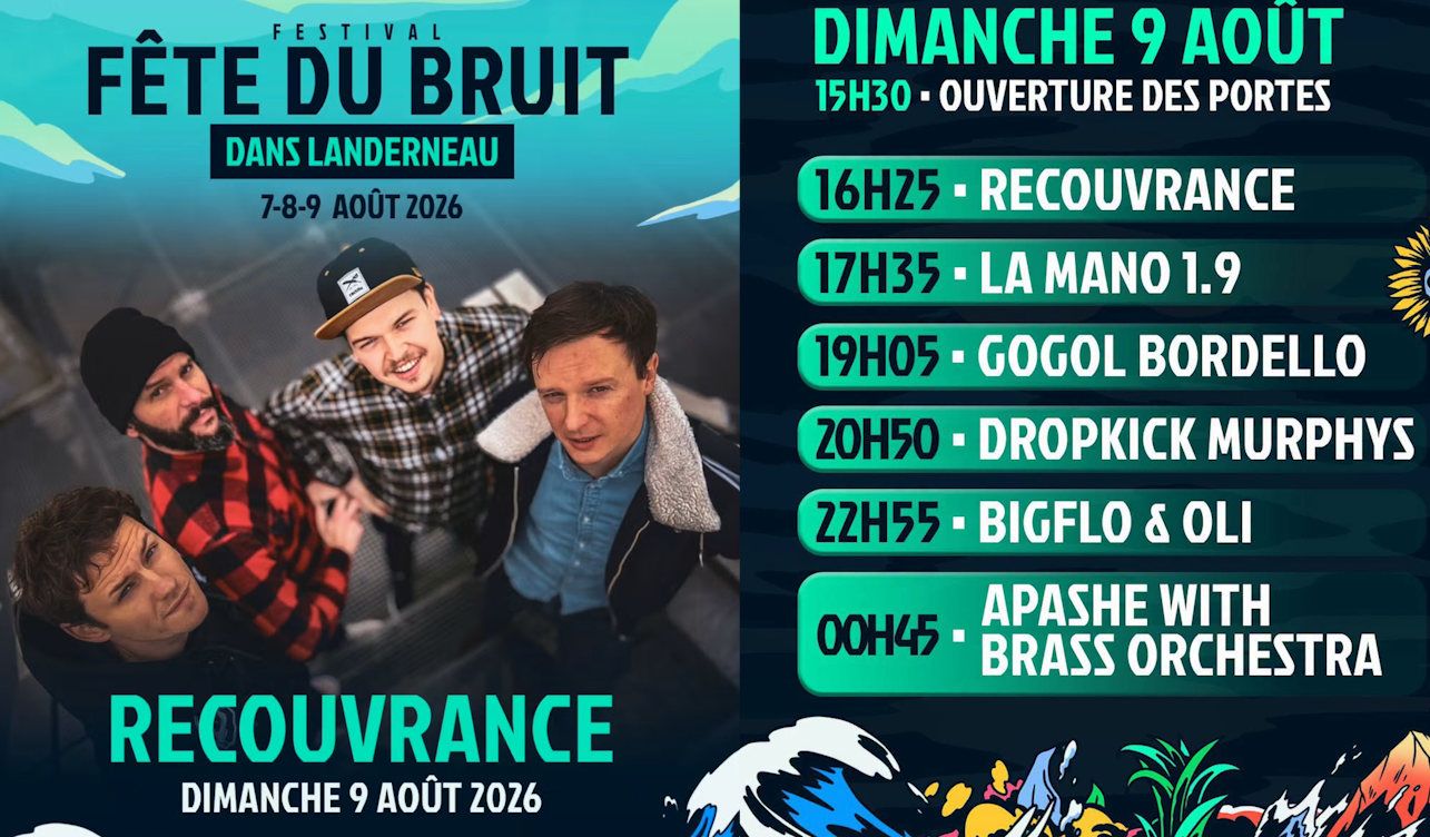 Affiche de Recouvrance, programmé au Festival Fête du Bruit à Landerneau (29)