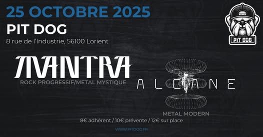 Affiche de Concert Mantra / Alcane au Pit Dog (Lorient)