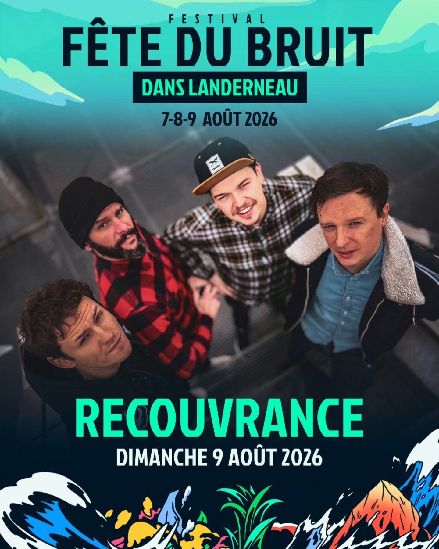 Affiche de Recouvrance, programmé au Festival Fête du Bruit à Landerneau (29)