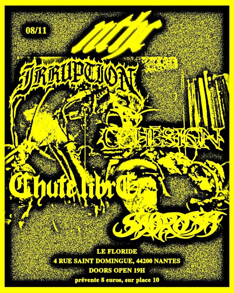 Affiche de Soirée Metallic Hardcore / Beatdown à Nantes (44)