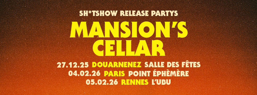 Affiche de Mansion's Cellar (rock psychédélique), en concert à Rennes (35)