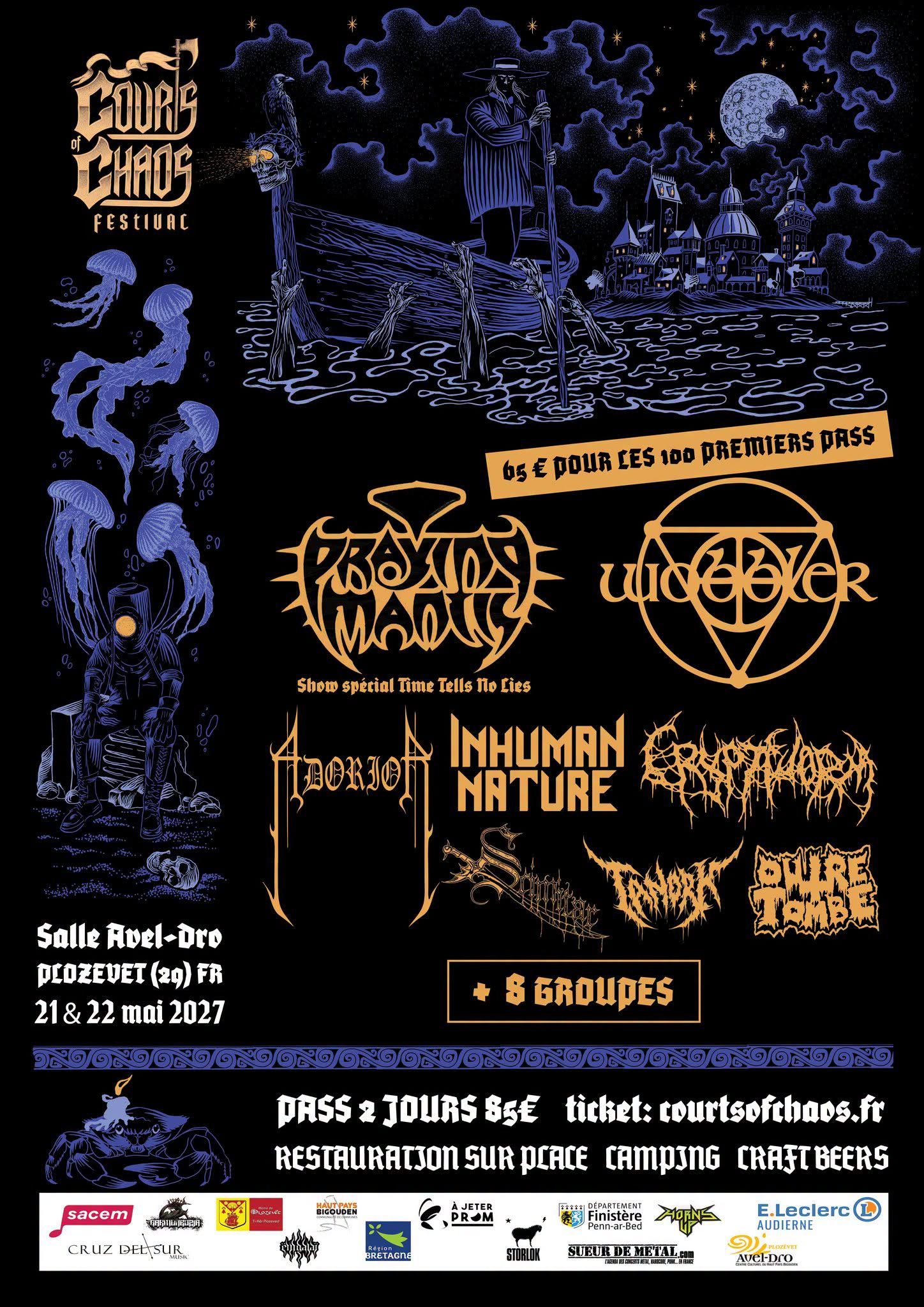 Affiche de COURTS OF CHAOS FESTIVAL 2027 à Plozevet (29)