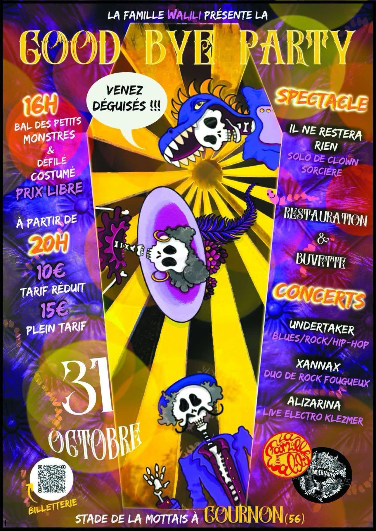 Affiche de Undertaker / Xannax / Alizarina en concert à Cournon (56)
