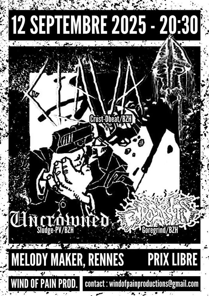 Affiche de Clava / Uncrowned / Endocarditis - Rennes