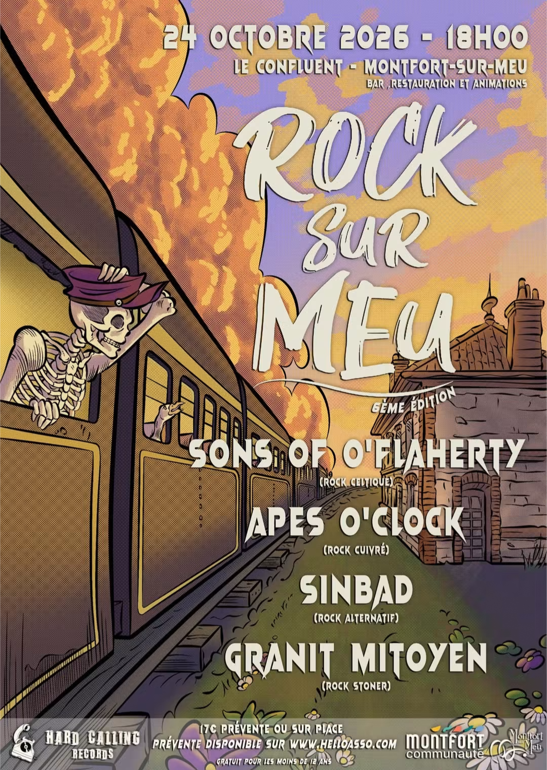 Affiche de Rock-sur-Meu avec Sons Of O'Flaherty/Granit Mitoyen... à Monfort-sur-Meu (35)