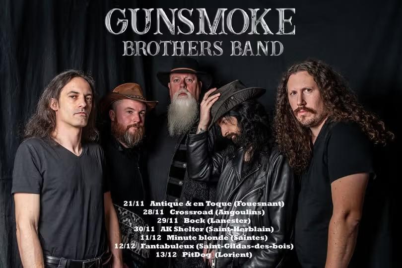 Affiche de Gunsmoke Brothers Band (southern-rock) à St Herblain (44)