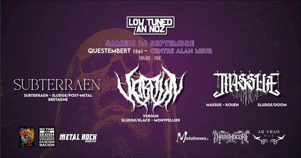 Affiche de Verdun / Subterraen / Massue en concert à Questembert (56)