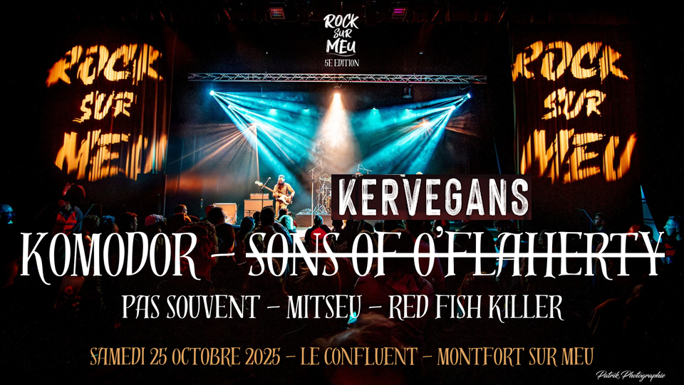 Affiche de Rock-sur-Meu (Komodor, Kervegans...) à Monfort-sur-Meu (35)