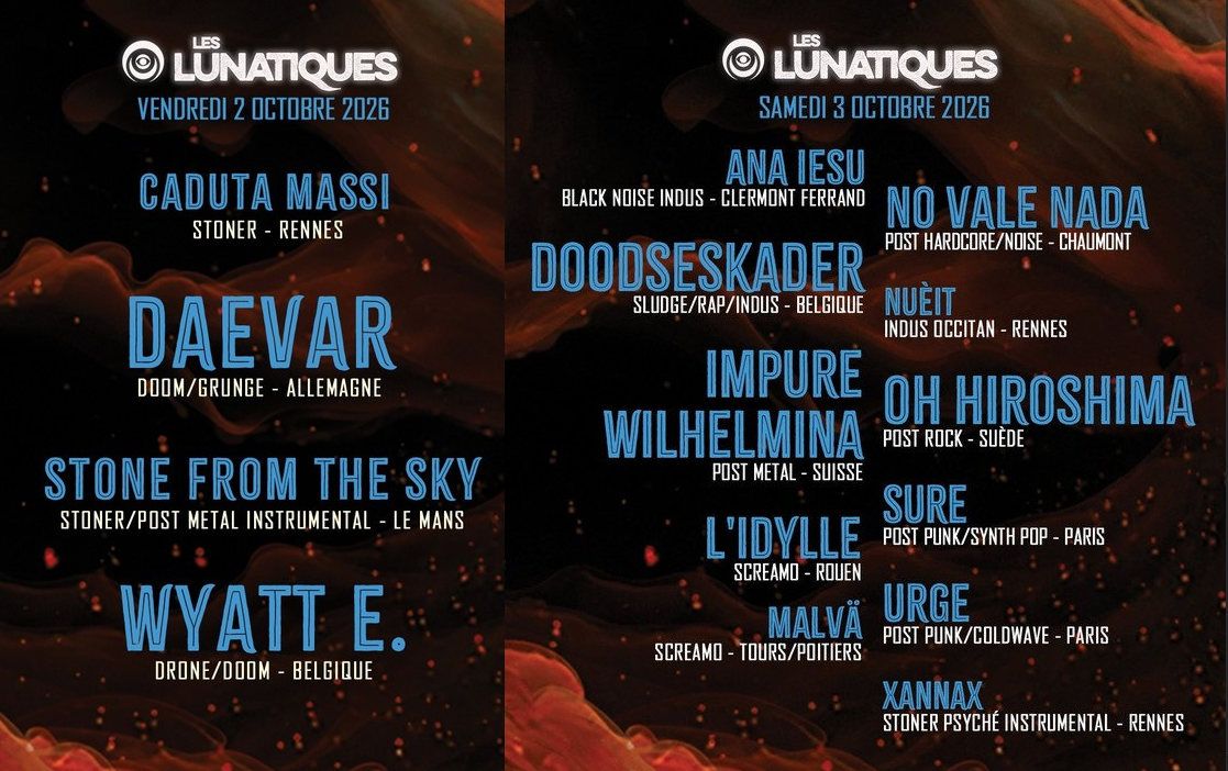 Affiche de Festival Les Lunatiques 2026 à Pacé (35)