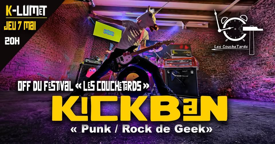 Affiche de Kickban (Punk/Pop) en concerrt à Pontchâteau (44)