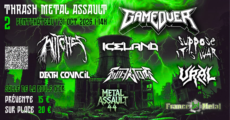 Affiche de Thrash Metal Assault #2 à Pontchateau (44)