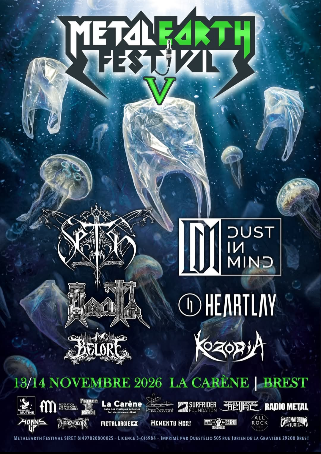 Affiche de Metalearth Festival 2026 à Brest (29)