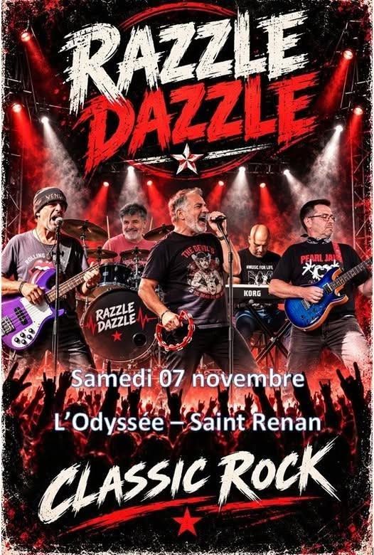 Affiche de Razzle Dazzle (Rock N' Roll) en concert à Saint Renan(29)