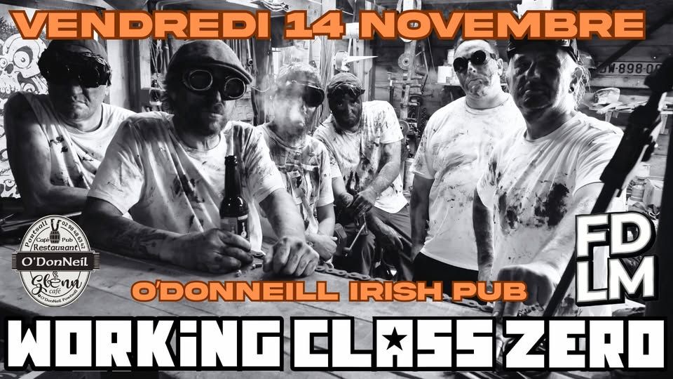 Affiche de Working Class Zero, live à Portsall (29)