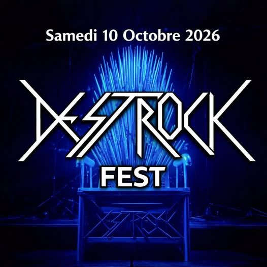 Affiche de Destrock Fest le 10 octobre 2026 à Brest (29)