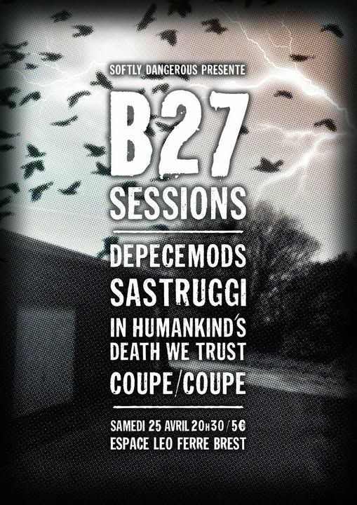 Affiche de Soirée B27 (Metal/Punk/HxC) à Brest (29)
