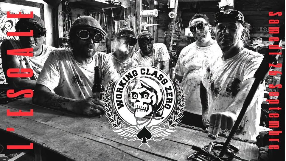 Affiche de Working Class Zero (Punk/HxC) en concert à Landéda (29)