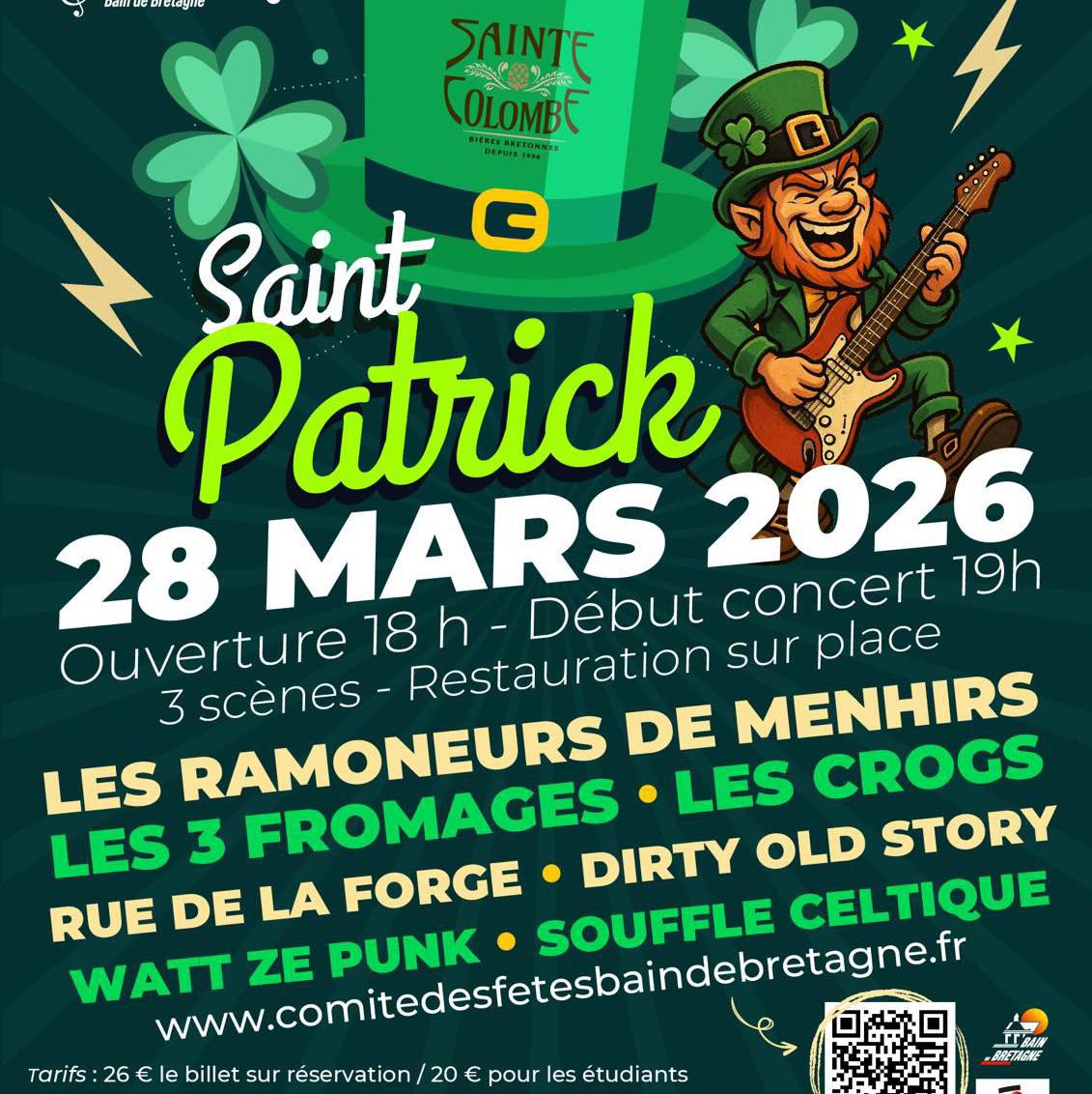 Affiche de Festival Saint Patrick à Bains De Bretagne (35)