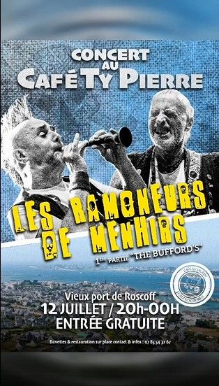 Affiche de Les Ramoneurs de Menhirs / The Bufford's live à Roscoff (29)