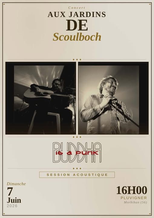 Affiche de Buddha Is A Punk (Rock Garage) en live à Pluvigner (56)