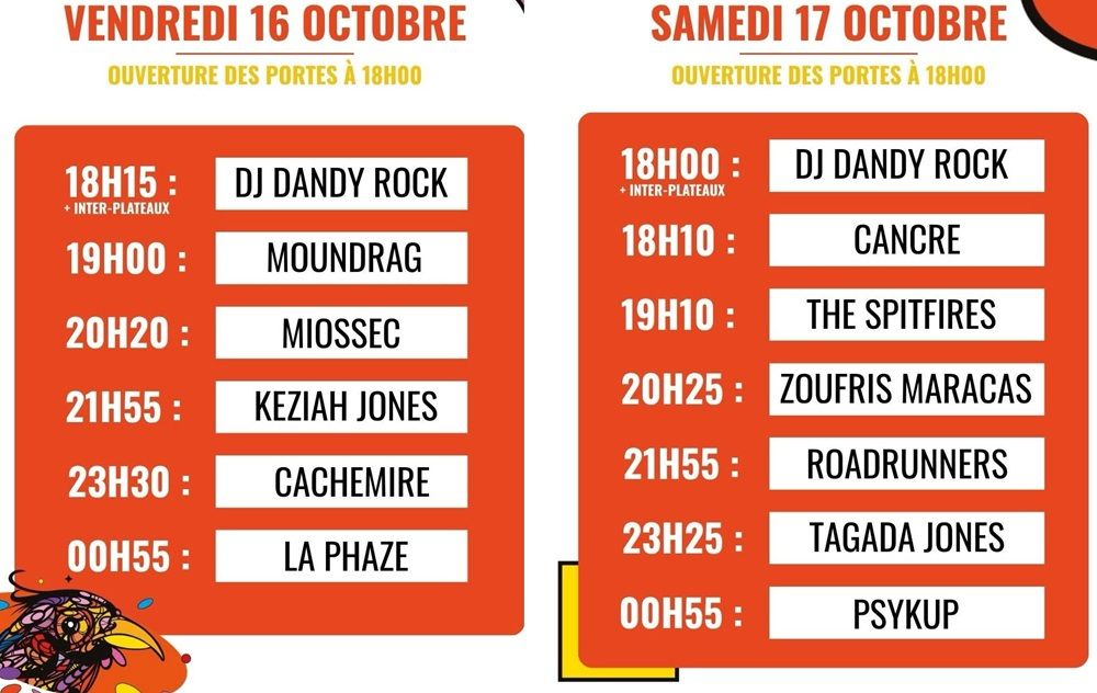 Affiche de FESTIVAL CARNAVALOROCK  2026 à St Brieuc (22)