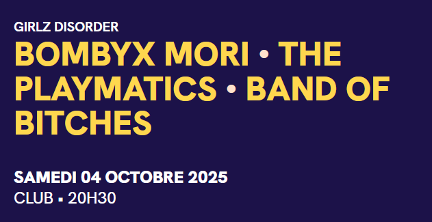 Affiche de Tournée Girlz Disorder (punk) à St Brieuc (22)