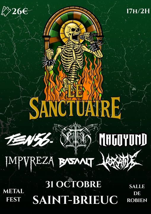 Affiche de Festival Le Sanctuaire #2 à Saint Brieuc (22)