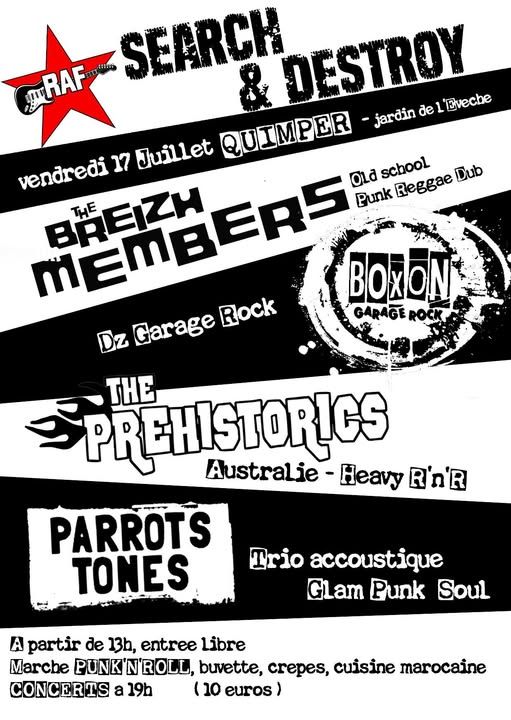 Affiche de Search & Detroy - Soirée Punk N' roll à Quimper (29)