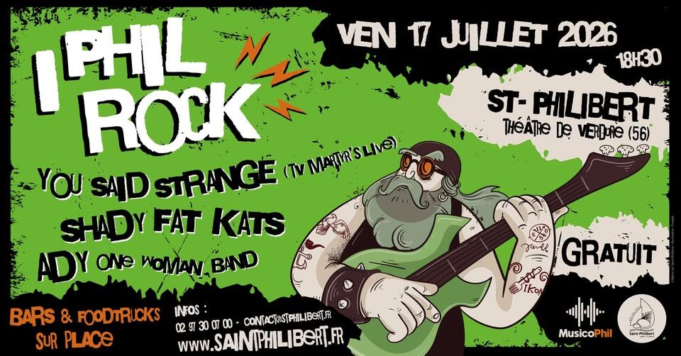 Affiche de Soirée I Phil Rock à St Philibert (56)
