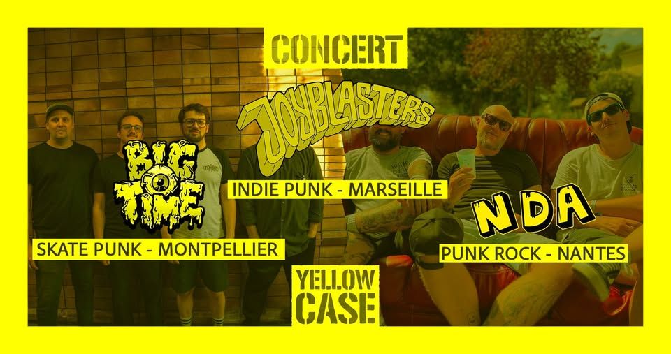 Affiche de Soirée punk avec Joyblasters / Big Time / NDA en concert à Nantes (44)
