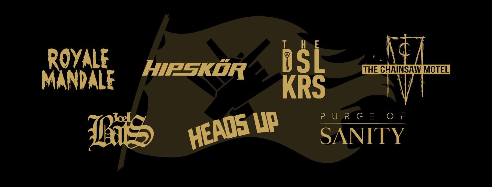 Affiche de Hellfriends Festival avec 7 groupes de Metal / HxC / Punk près de Clisson (44)