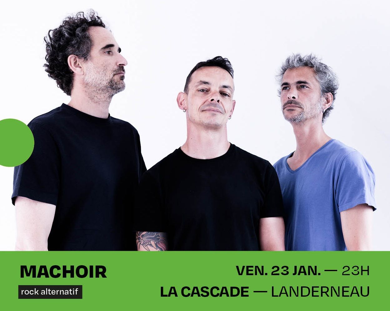Affiche de Machoir (Rock Alternatif) en concert à Landerneau (29)