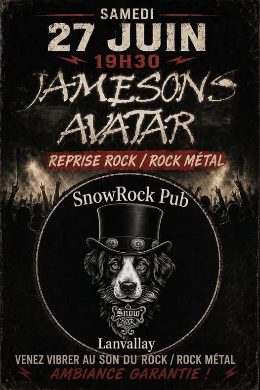 Affiche de Jameson's Avatar (Thrash/Heavy Metal) en concert à Lanvallay (22)