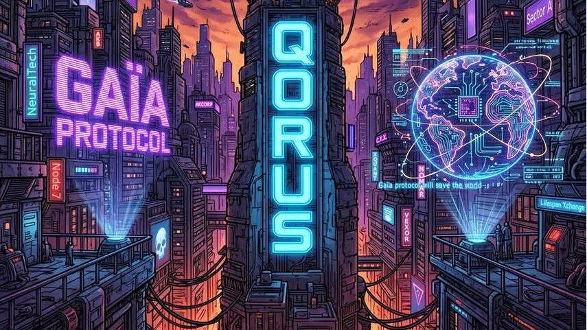 Image pour l'article Qorus (Darksynth / Synthwave) : nouvel EP