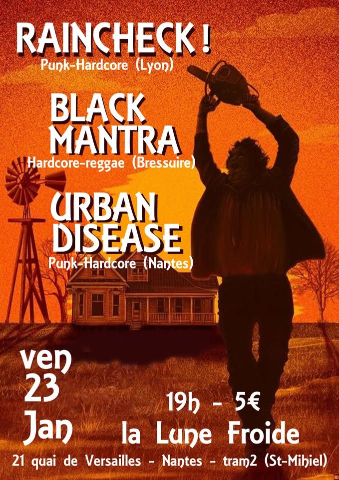 Affiche de Soirée Punk/Hardcore - Hardcore/Reggae à Nantes (44)