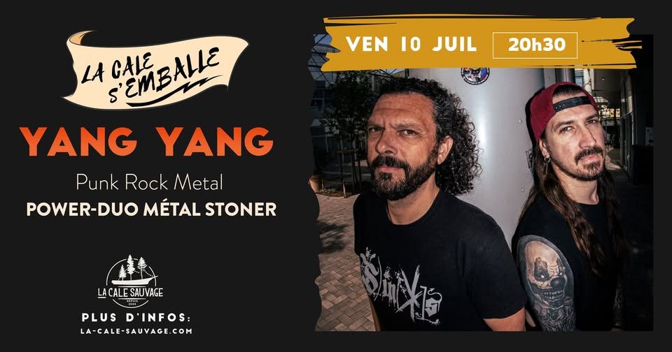 Affiche de Yang Yang (Stoner/Rock Garage) live à Frossay (44)