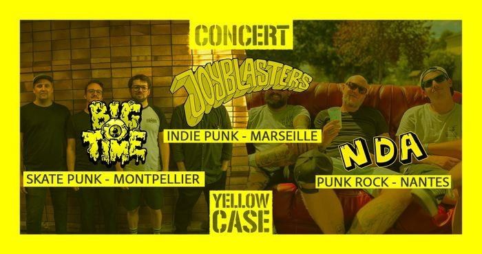 Affiche de NDA / Joyblasters / Big Time en concert à Nantes (44)