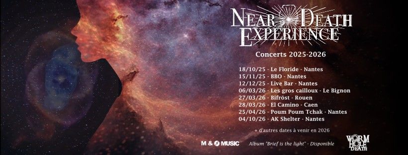 Affiche de Concert de Near Death Experience à Nantes (44)
