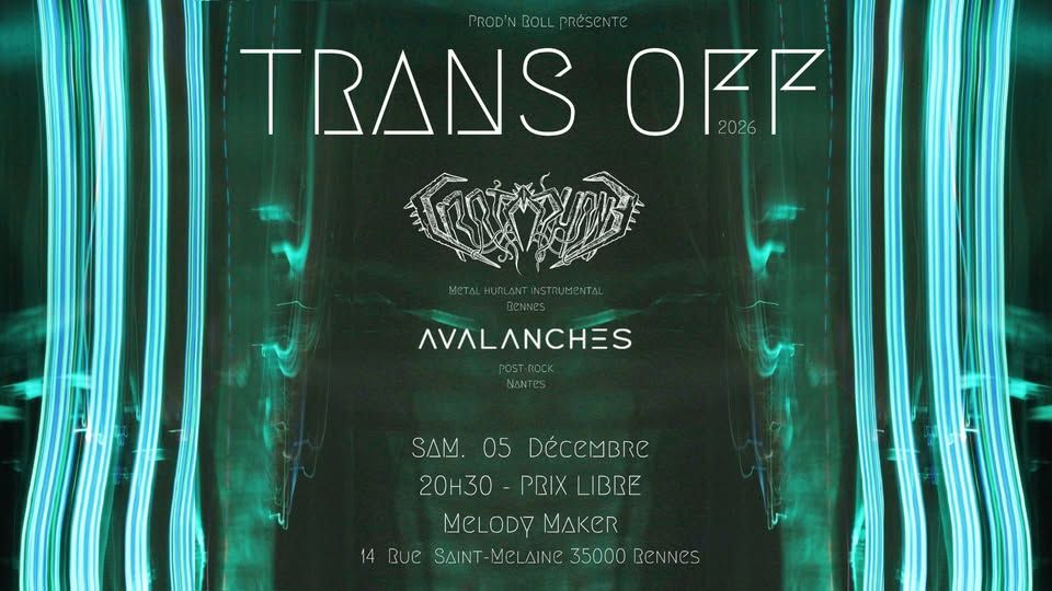 Affiche de Cratophane / Avalanche en concert à Rennes (35)