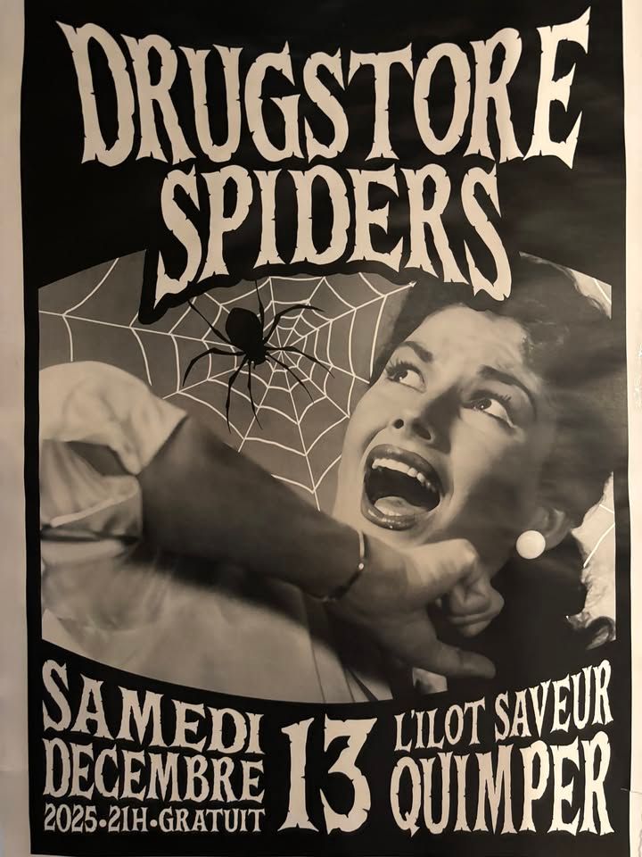 Affiche de Drugstore Spiders (Punk Rock / Rock'n Roll) en concert à Quimper (29)