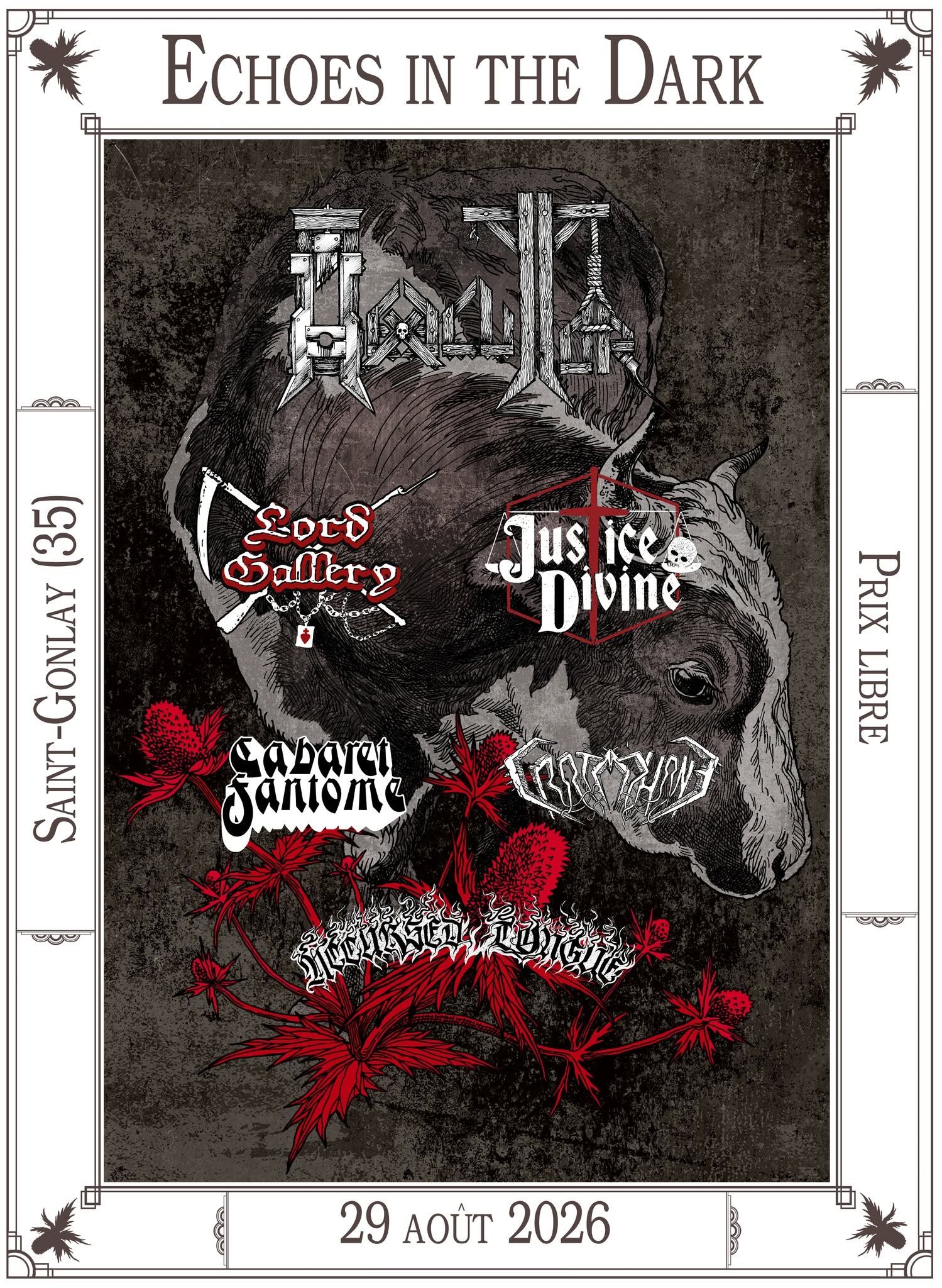 Affiche de Echoes In The Dark Festival à Saint Gonlay (35)
