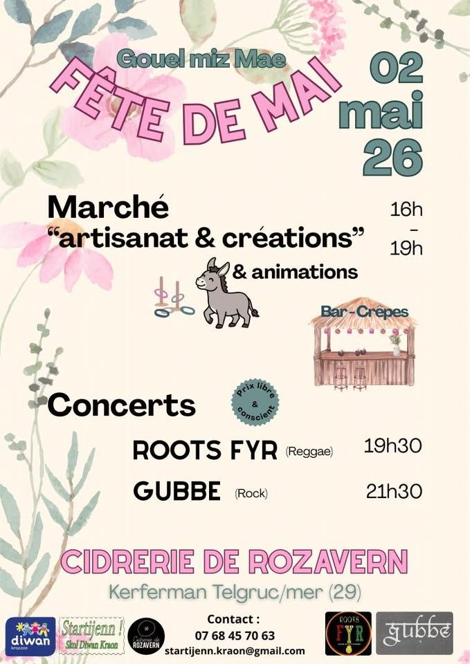 Affiche de Gubbe (Rock/Post Rock/Prog) en concert à Telgruc sur Mer (29)