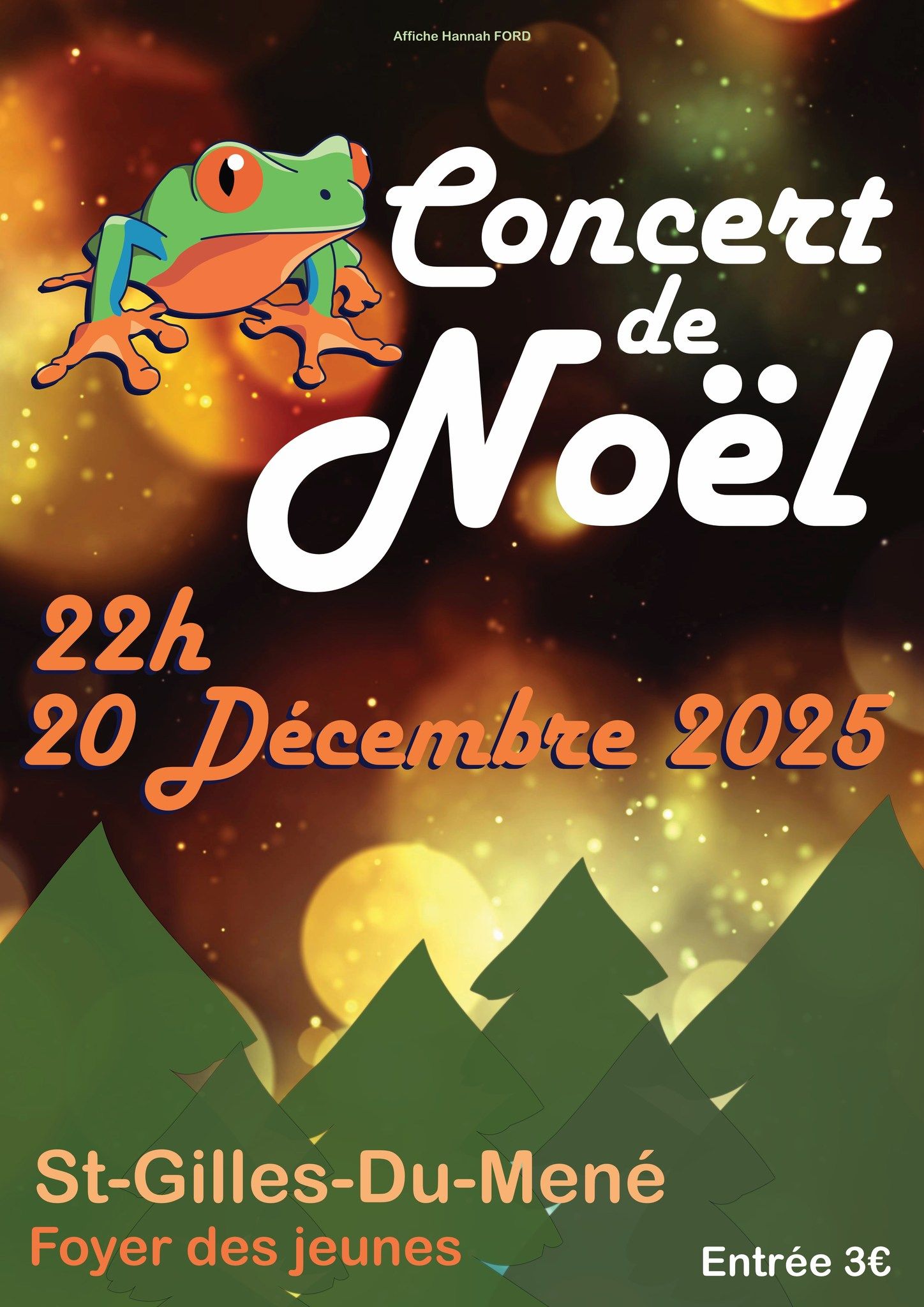 Affiche de Red Rowen & The Madchester en concert à St Gilles-du-Méné (22)